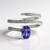 Anello in argento con Tanzanite (de Melo Essence)