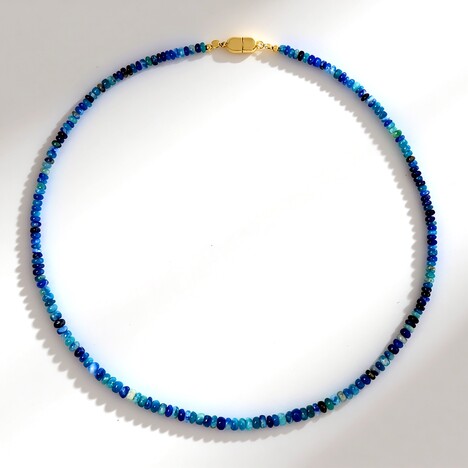 Collana in argento con Afghanite (Adela Silber)