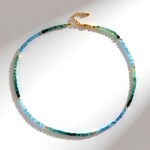 Collana in argento con Grandidierite