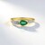 Anello in oro con Smeraldo Zambia (de Melo Gold)