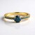 Anello in oro con Diamante Blu I2