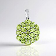 Ciondolo in argento con Peridoto
