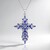 Collana in argento con Tanzanite
