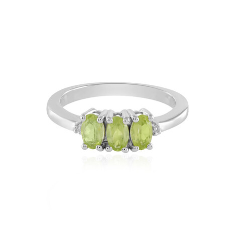 Peridot-Silberring