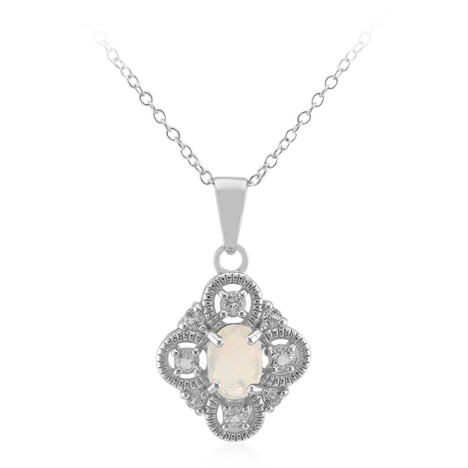 Collier en argent et Opale Welo