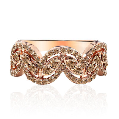 Anello in oro con Diamante Rose de France SI1 di Argyle (Annette)
