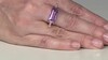 Anillo en plata con Amatista Rosa de Francia