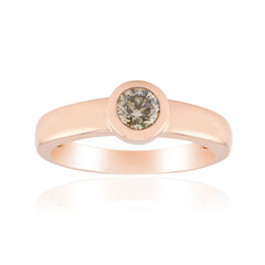 Gouden ring met een VS1 Argyle-Rose de France-Diamant