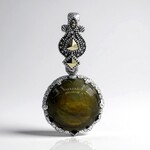 Ciondolo in argento con Labradorite (Annette classic)
