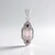 Ciondolo in argento con Quarzo Rosa