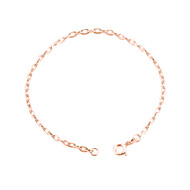 Silber-Ankerkette - 1,85 g - 50 cm - rosévergoldet