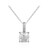 Collier en argent et Topaze blanche