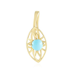Sleeping Beauty-Türkis-Silberanhänger
