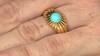 Anillo en plata con Turquesa bella durmiente
