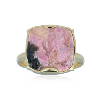 Anello in argento con Rodonite Sulavesi (Bali Barong)