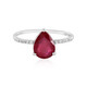 Anello in argento con Rubino Bemainty