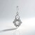 Ciondolo in argento con Zaffiro Bianco
