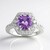 Anello in argento con Ametista
