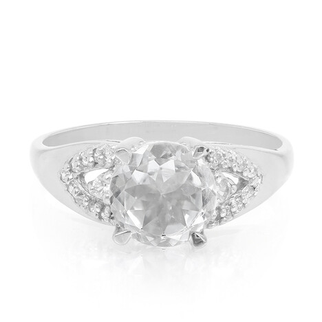 Zilveren ring met een gosheniet