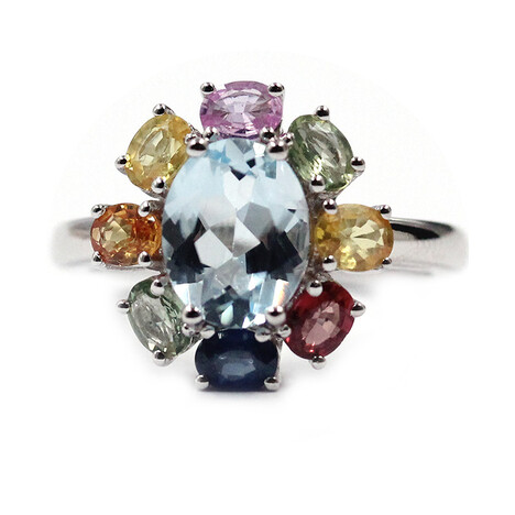 Edelstein-Silberring