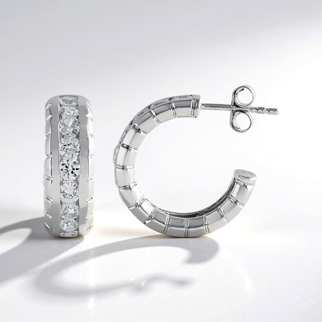 Orecchini in argento con Zircone (de Melo)