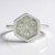 Anello in argento con Topazio Bianco (MONOSONO COLLECTION)