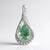 Ciondolo in argento con Fluorite Verde (Pallanova)