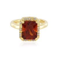 Anello in argento con Granato Essonite (Adela Silber)