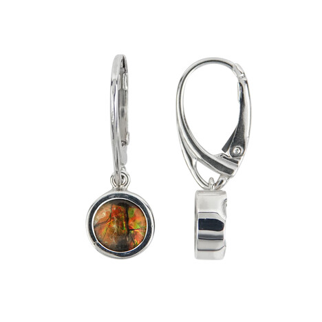 Orecchini in argento con Ammolite