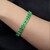 Zambian Emerald Silver Bracelet