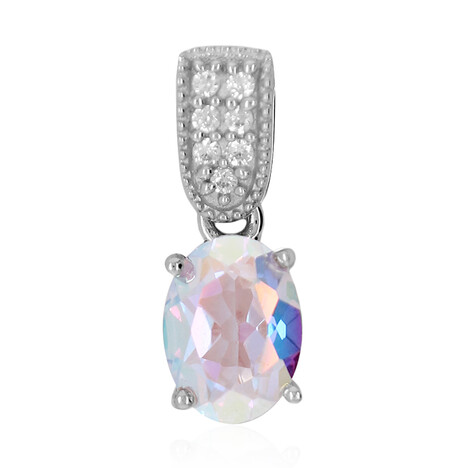 Colgante en plata con Topacio Rayo de Luna