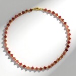 Collier en argent et Rhodochrosite