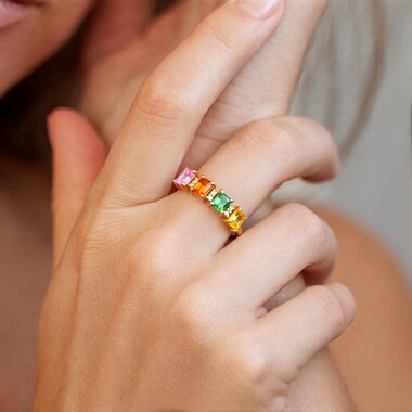Saphir-Goldring