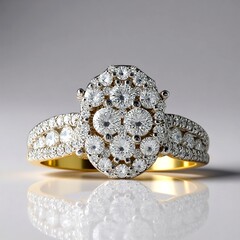 Anello in oro con Diamante SI1 (G) (Annette)