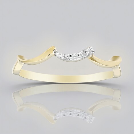 Anello in oro con Diamante SI1 (G) (Annette)