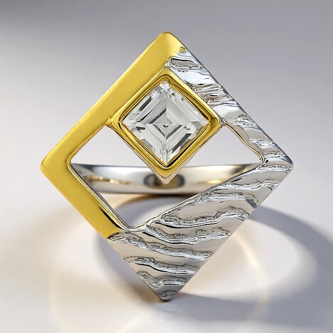 Anello in argento con Zircone (MONOSONO COLLECTION)