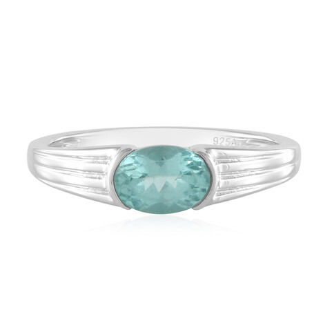Anello in argento con Apatite Blu
