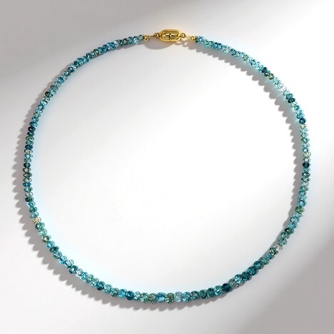 Collana in argento con Zircone Ratanakiri (Adela Silber)