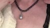 Collar en plata con Perla plateada Freshwater (TPC)