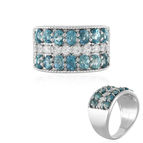 Bague en argent et Zircon de Ratanakiri