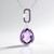 Collana in argento con Ametista Rose de France
