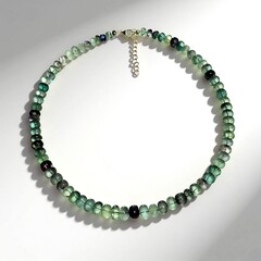 Collana in argento con Fluorite
