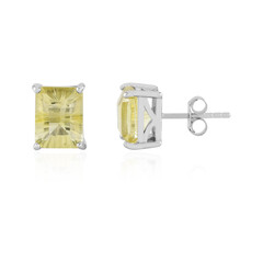 Pendientes en plata con Fluorita amarilla