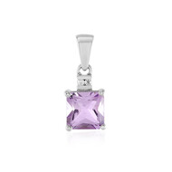 Lavendel-Amethyst-Silberanhänger