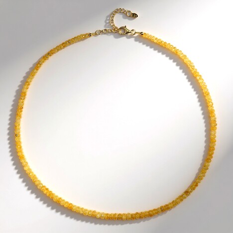 Collana in argento con Eliodoro