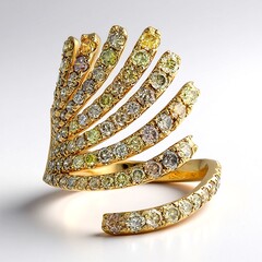 Anello in oro con Diamante Fancy SI2
