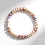 Bracciale con Perla d'Acqua Dolce Rosa