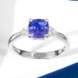 Anello in oro con Tanzanite AAA