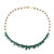 Malachite Silver Necklace (Riya)