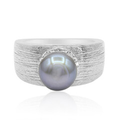 Süßwasserzuchtperlen-Silberring (TPC)